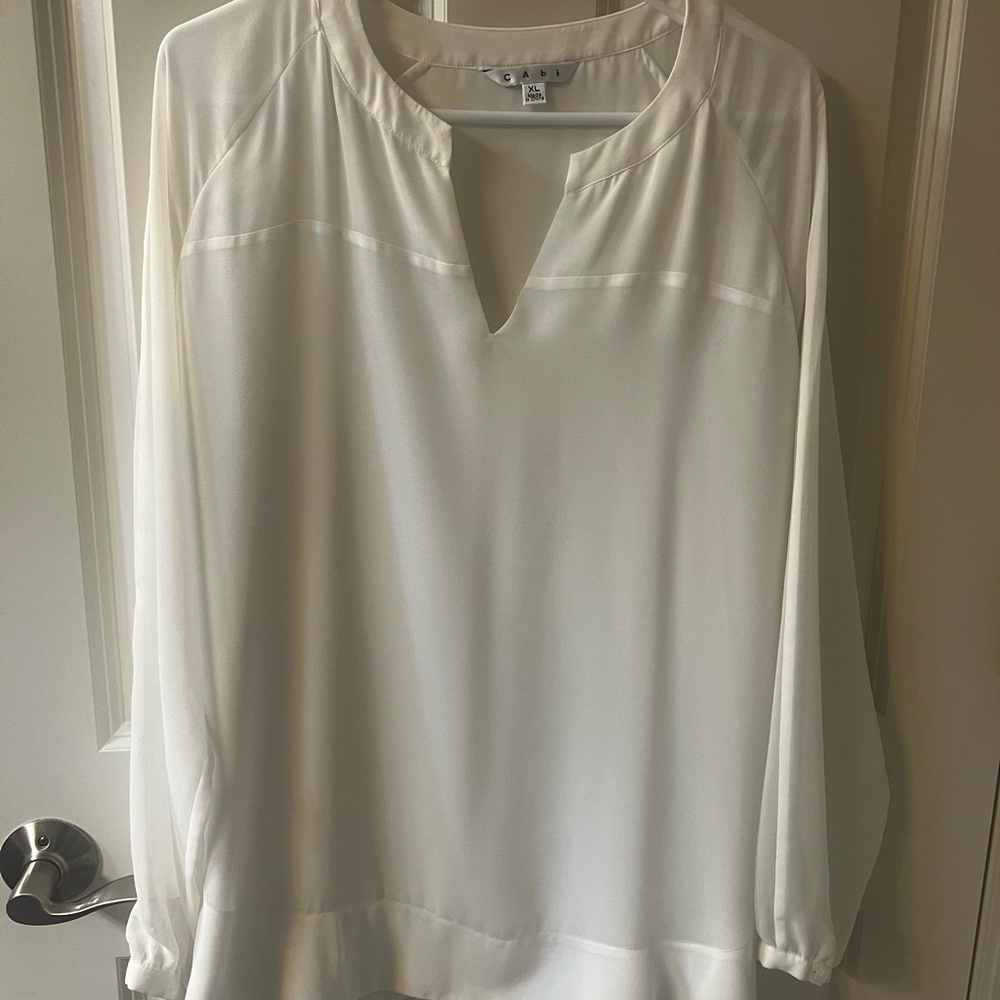 CAbi White Women's Blouse